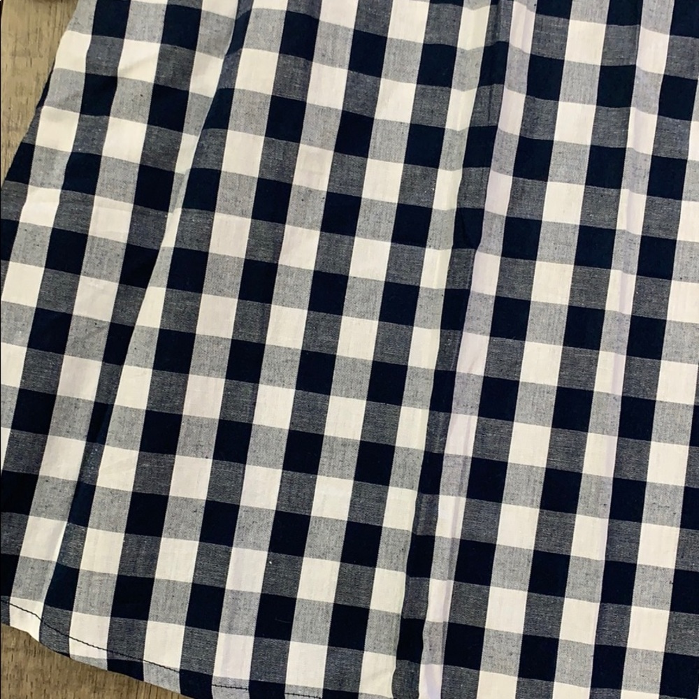 Checkered, cold shoulder dress - Picture 2 of 3